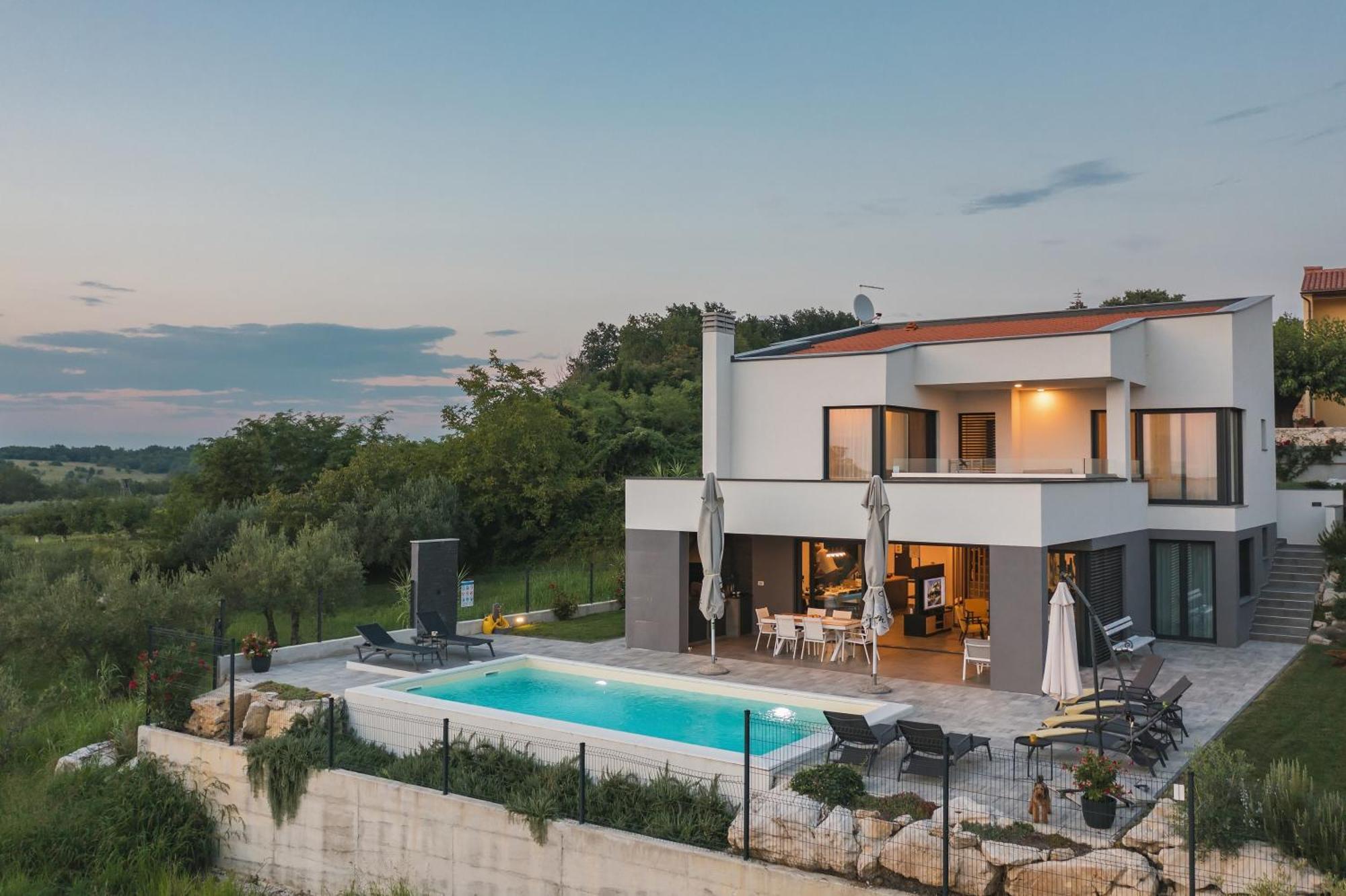 Villa Boiky - Private Pool And Amazing Sea View, Istria Materada エクステリア 写真