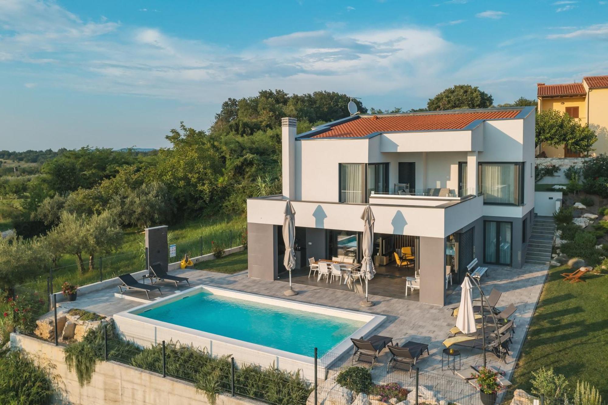 Villa Boiky - Private Pool And Amazing Sea View, Istria Materada エクステリア 写真