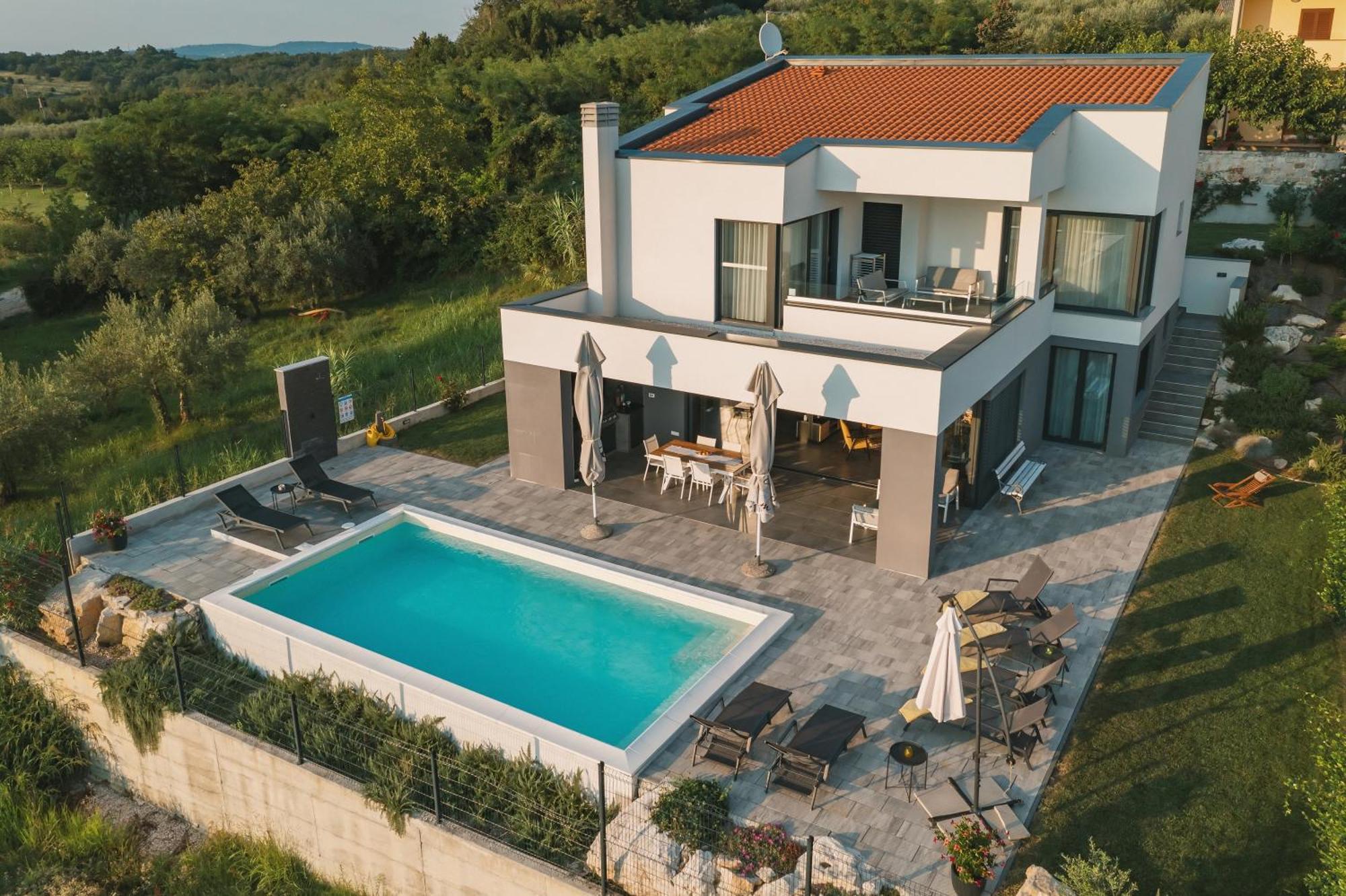 Villa Boiky - Private Pool And Amazing Sea View, Istria Materada エクステリア 写真