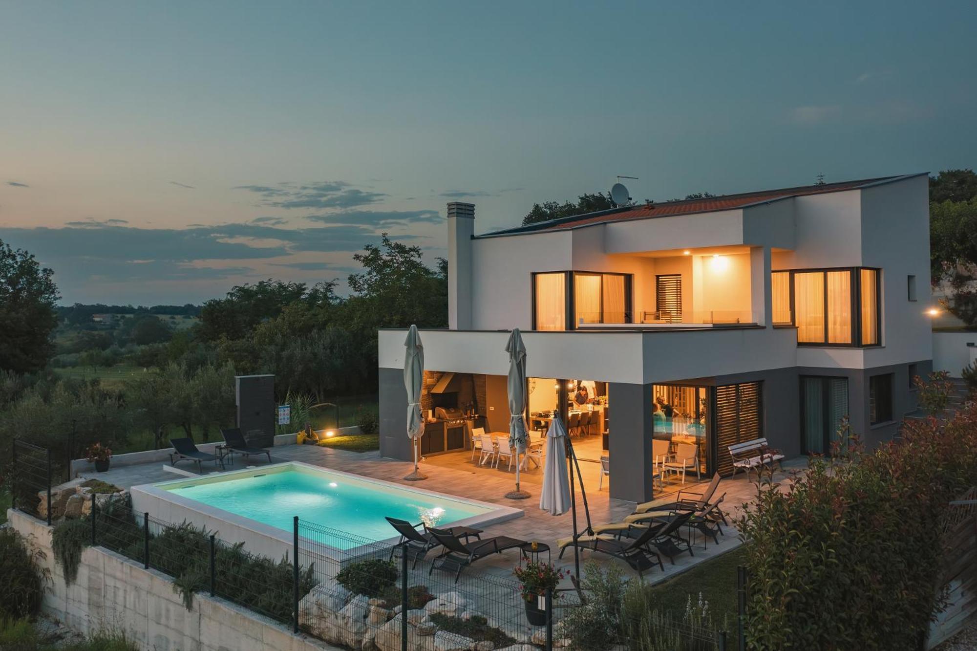 Villa Boiky - Private Pool And Amazing Sea View, Istria Materada エクステリア 写真