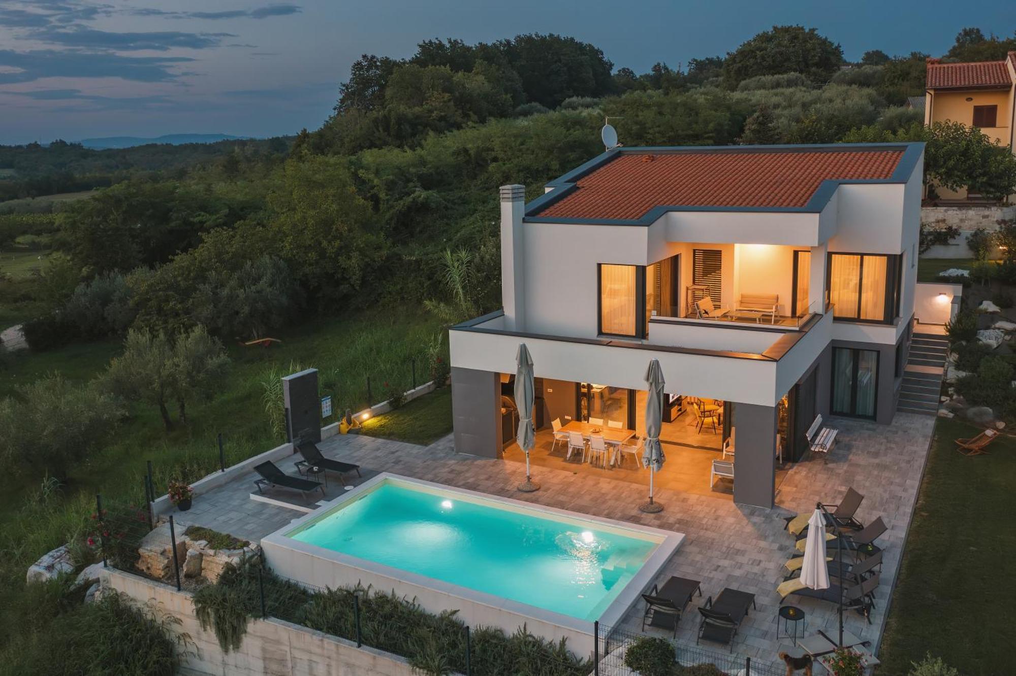 Villa Boiky - Private Pool And Amazing Sea View, Istria Materada エクステリア 写真